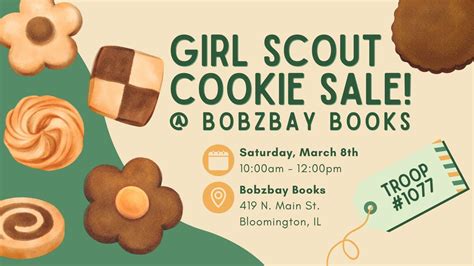 Girl Scout Cookie Sale with Troop 1077 at Bobzbay Books, 419 N Main St ...