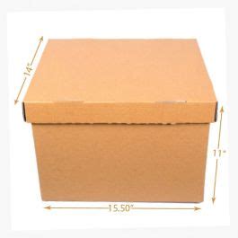 16.5L x 14.5W x 12D Storage File Box
