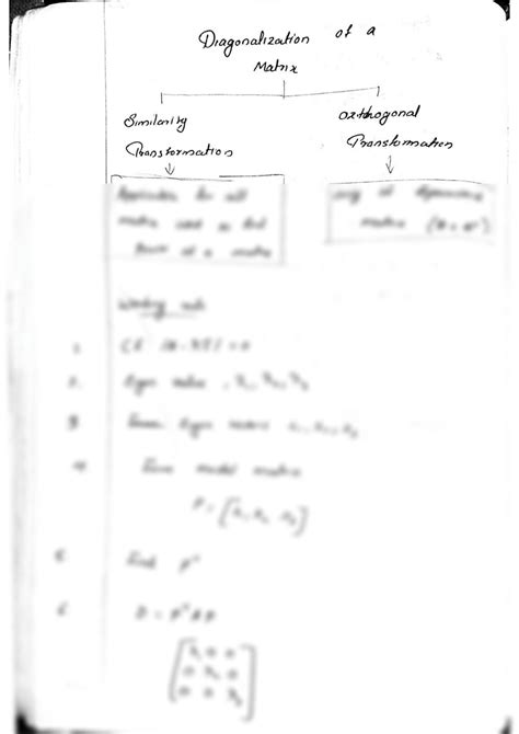 SOLUTION: Apj abdul kalam technological university diagonalization of a ...