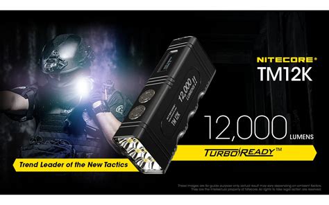 Nitecore TM12K 12000 Lumens Tiny Monster Rechargeable LED Flashlight in ...