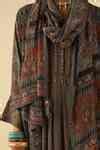 Buy Grey Embroidered Stole by Sunira Designs Online at Aza Fashions.
