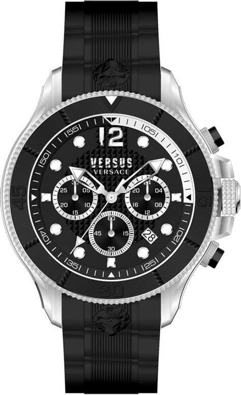 Versus Versace Mens Black 49 mm Volta Watch India | Ubuy