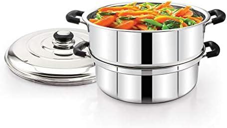 Meyer Stainless Steel 3 Level Multi Steamer for Vegetables Cooking ...