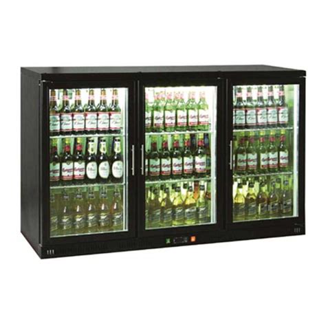 Gtech خزانة تبريد زجاجات خلف البار، 3 أبواب السعر