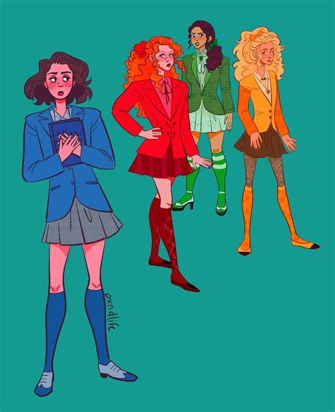 Squad goals | Heathers fan art, Heathers movie, Heathers the musical