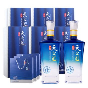 国产白酒 洋河蓝色经典5A级 42度 整箱天之蓝500ml*6【图片 价格 品牌 报价】-京东