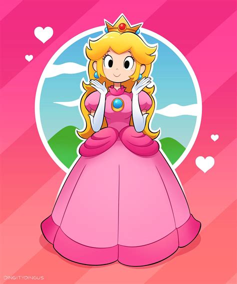 Princess Peach Fan Art | Vinny : r/MushroomKingdomWaifus