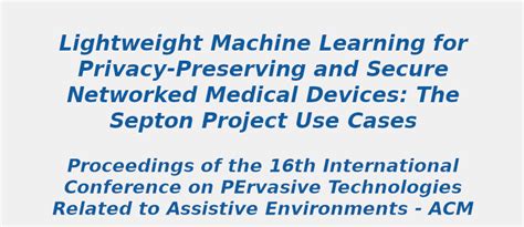 PhD and Master Research Topic in Lightweight machine learning for ...