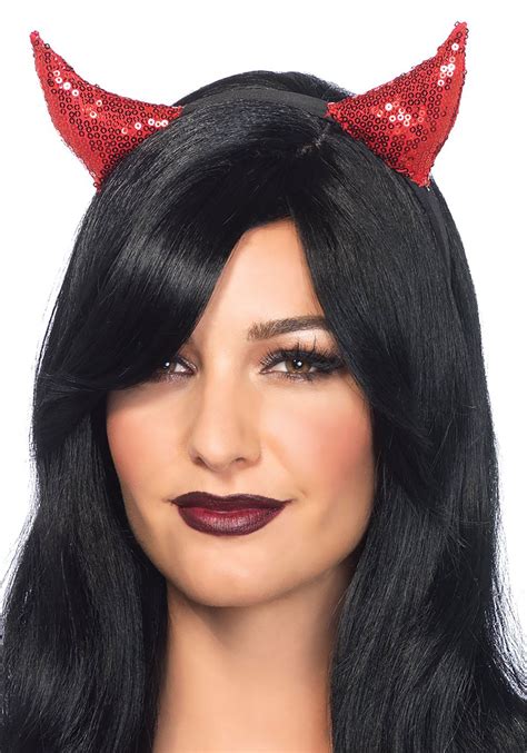 Devil Horns Sequin Costume Headband | Devil Horns