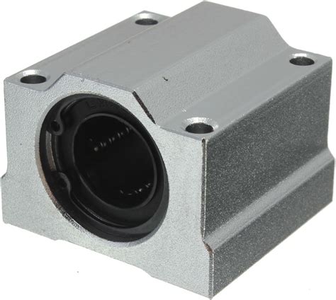Invento 2pcs SC20UU 20mm Linear Ball Al Block Bearing for CNC/Robotics ...