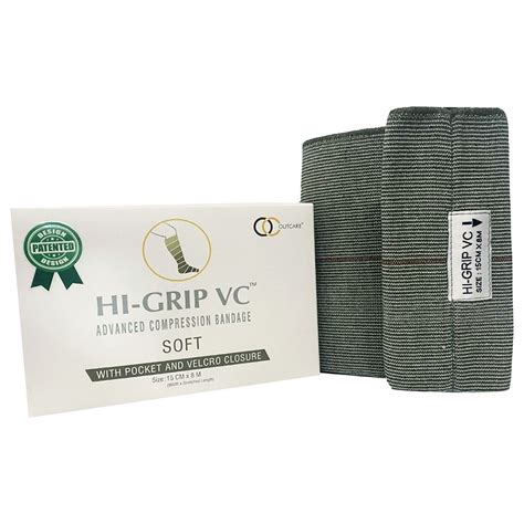 Buy Zywie Hi-Grip Vc Soft Cls-2 Advanced Comp Bandage 15 cm x 4M, 1 ...