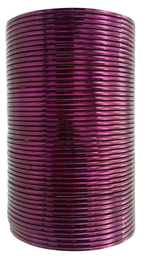 Buy The Golden Cascade Wine Color Glossy Plain Bangles | Shining Chudi ...