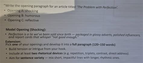 Solved: “Write the opening paragraph for an article titled ‘The Problem ...
