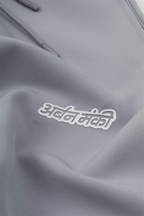 Buy Gray Relaxed Straight-Cut Track Pant Online – Urban Monkey®