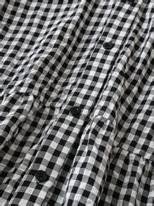 Plus Size Button Front Long Sleeve Plaid Design Casual Elegant Midi ...