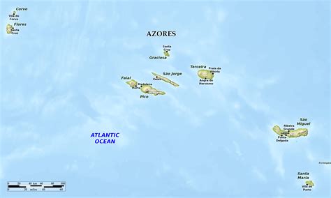 Azores Map 的图像结果