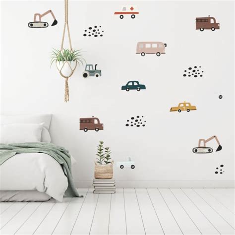 Asian Paints Wall Ons Kids Sticker –Vehicles Vinyl Wall Sicker Medium ...