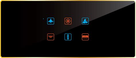 6 Modular Smart Touch Switch Panel | Smart Home Switch Panel – Leccy ...