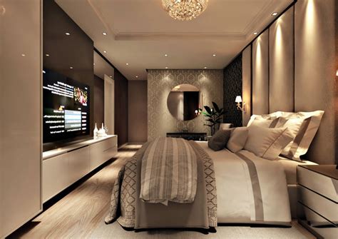 23 ideas to place the TV in your bedroom