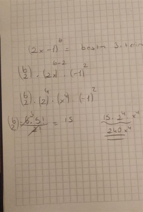 (2x-1)^{6} ifadesinin x'in azalan kuvvetlerine göre açılımında baştan 3 ...