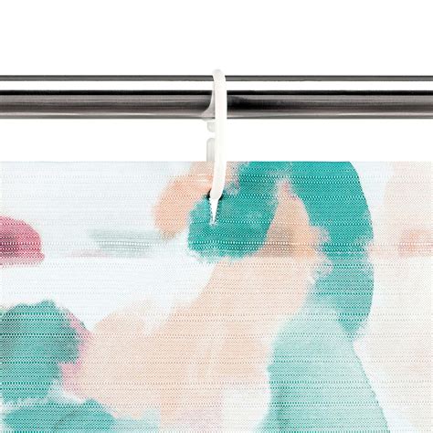 13-Piece Yara Multicolor Abstract Leopard Print Shower Curtain Set, 70x72