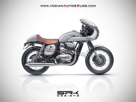 Check out this cool Jawa Forty Two as a Cafe Racer – Rendering » Car ...