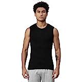 Puma Men's Plain Vest (Pack of 3) (IN910960052_Black/White/MGH S ...