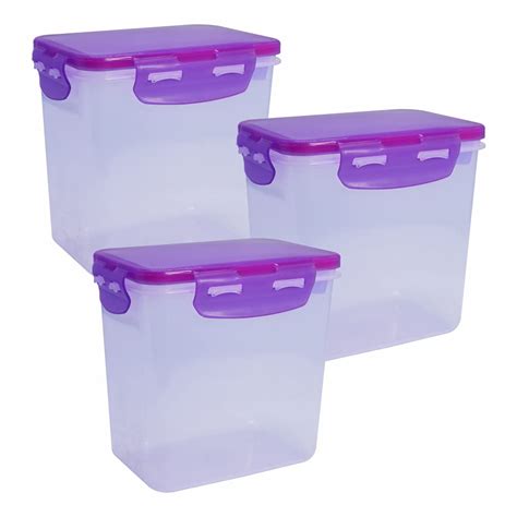Buy Wonder klick N Seal Square Containers with Leak Proof Locking Lid ...