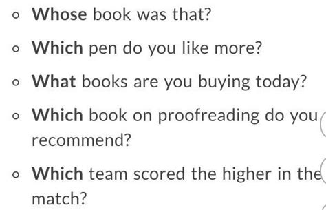 Interogative adjectives in 5 sentence - Brainly.in