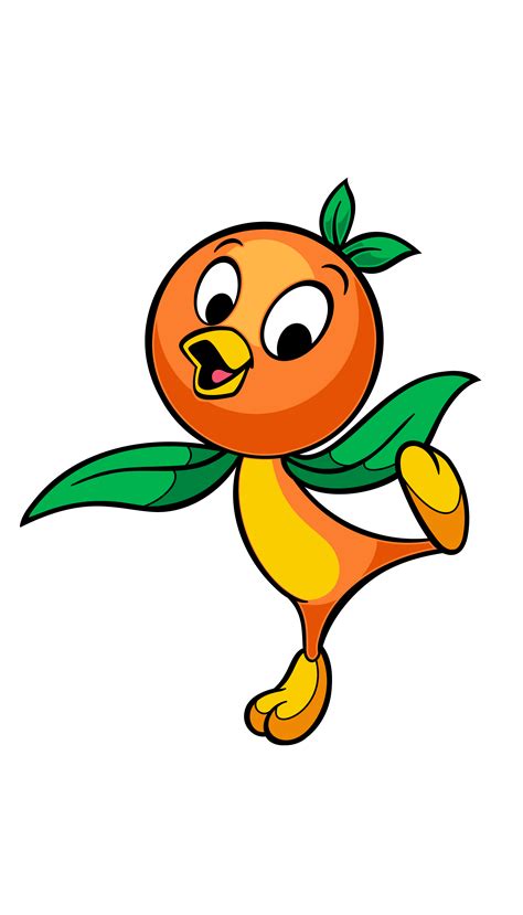 Orange Bird Clipart