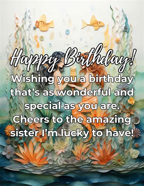 Happy Birthday Wishes For Sister Message