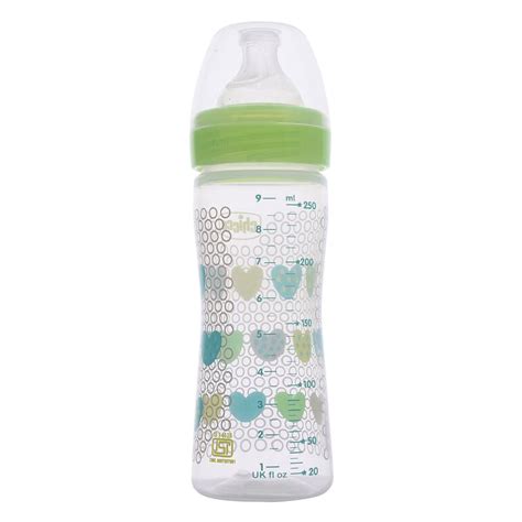Chicco Well-Being Green Feeding Bottle, 250 ml Price, Uses, Side ...