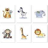 Buy 8x10 A06 Tribal Nursery Wall Art. Safari Baby Animals.Kids Room ...