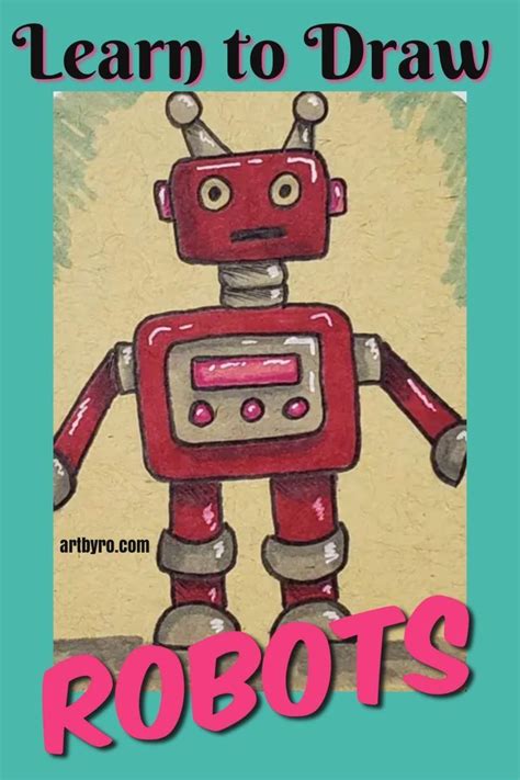 How To Draw A Robots Using A Shape Easily Step By Step 的图像结果