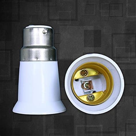 Sanleen Enterprises B22 to E27 Bulb Base Adapter, Converter Light Bulb ...