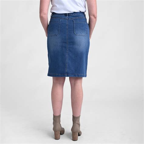Knee Length A-Line Denim Skirt – Christopher & Banks