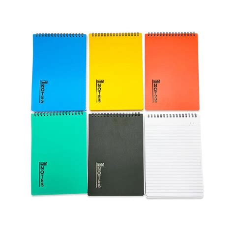 Notes Pad-Top Wiro/Spiral Bound | Single Line | A5 / B6 Size | 100 Pag ...