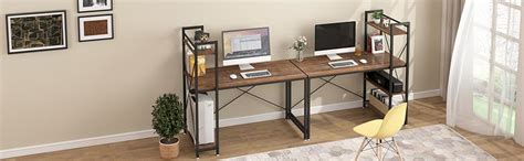 Kawachi Wooden Laptop Computer Desk Study Writing Table with 4 Tier ...