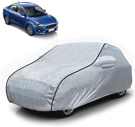 Fabtec Heavy Duty Car Cover for Maruti Dzire (2017-2024) with Mirror ...