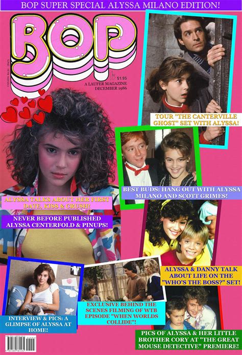 BOP Special Alyssa Milano Edition December 1986 Alternate Cover ...