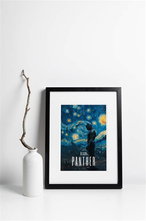 Black Panther | Marvel Poster Framed Canvas – Comic Tree