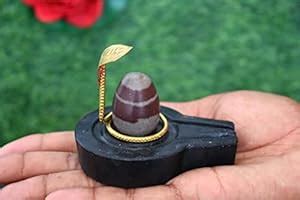 Buy Mahakal Shivling Art Narmadeshwar Shivalingam Damru Bass for Home ...