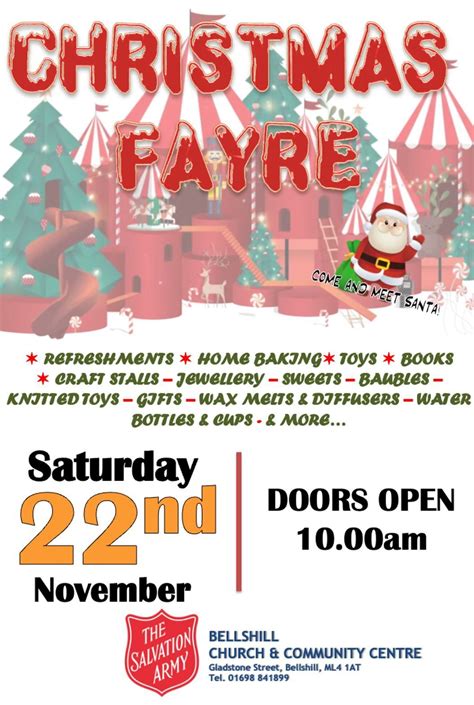 2025 CHRISTMAS FAYRE, Gladstone Street, Bellshill, 22 November 2025 ...
