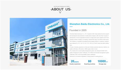 Company Overview - Shenzhen Cnbado Electronics Co., Ltd