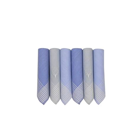 Allen Solly Men's Cotton Pastel Handkerchief with Brand Logo (Pack of 6 ...