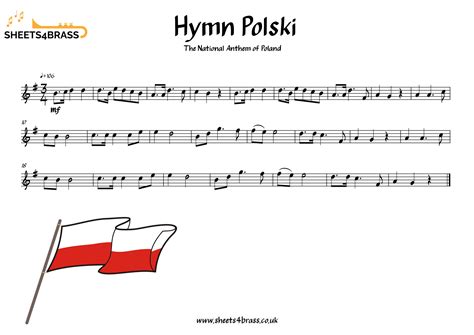 Hymn Polski - Sheet Music for Brass sheets4brass