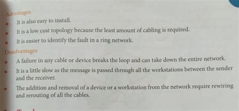 What is Topology? Explain the Ring Topology with advantages and ...