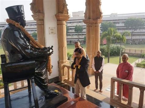 Former ASI Director KK Muhammed visits Dr Hedgewar Smruti mandir in Nagpur