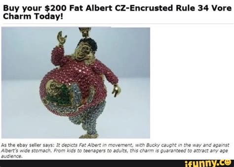 Buy your $200 Fat Albert CZ-Encrusted Rule 34 Vore Charm Today! As the ...