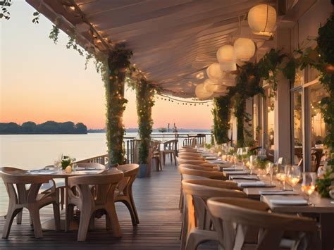 Restaurant On The Water&s Edge Free Stock Photo - Public Domain Pictures
